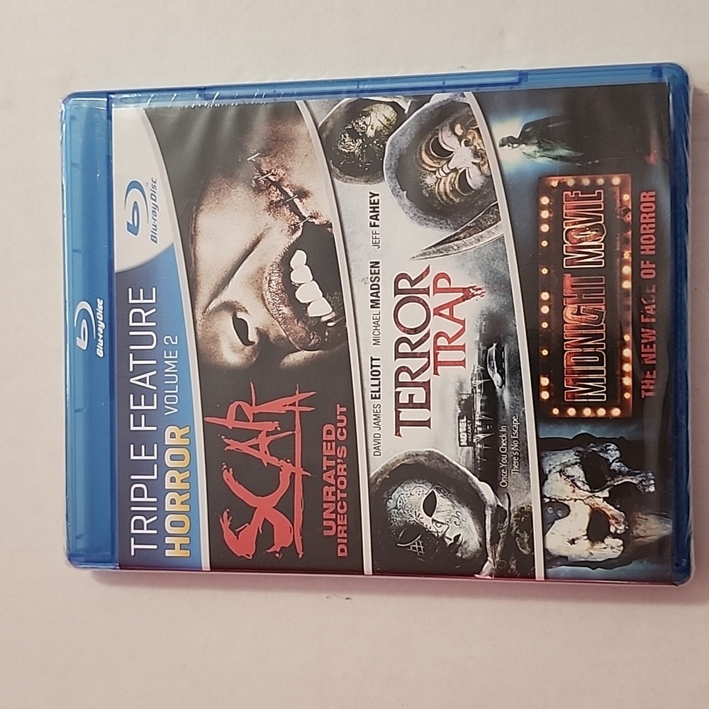 Triple Feature Horror Volume 2 Blue Ray Brand New Sealed‎